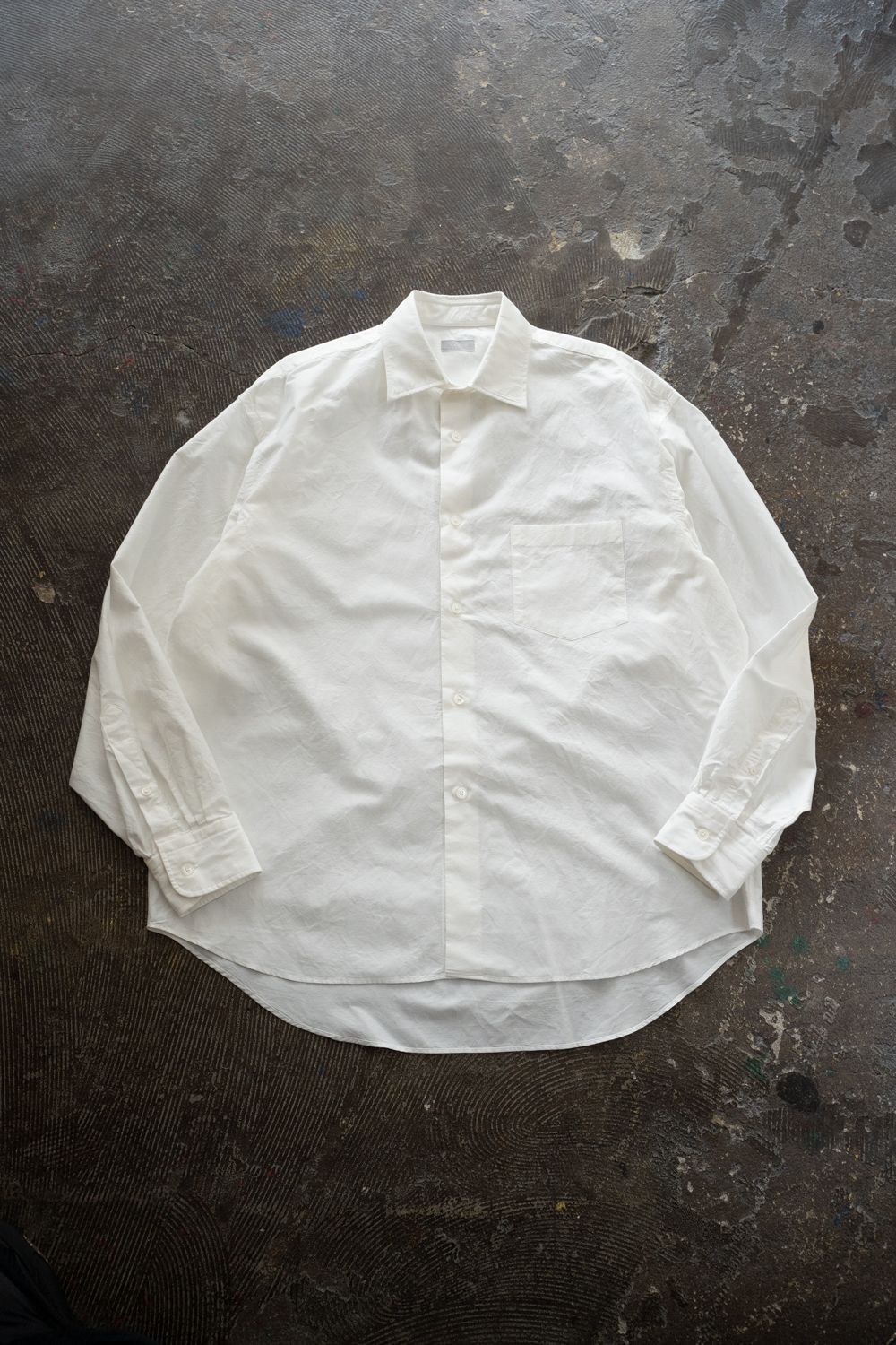 【25AW】Cotton Silk Broad Shirts(OFF WHITE)