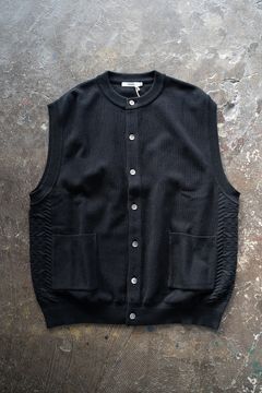【ラスト1点】【24SS】Tsukushi Vest(BLACK)