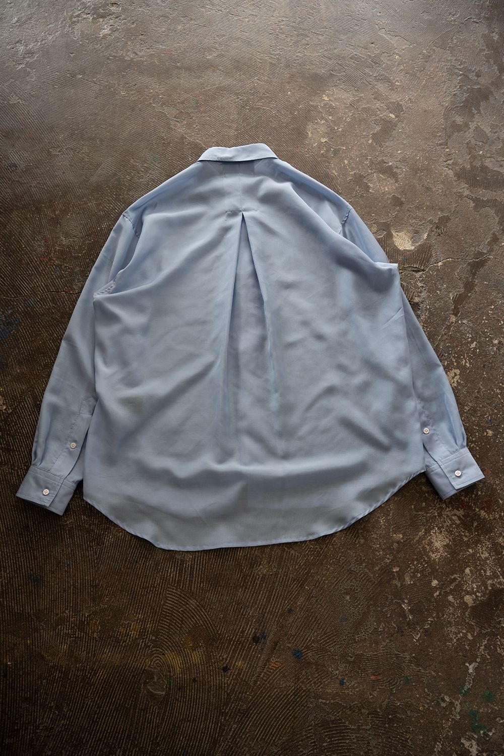 【26SS】Sheer Light Shirt/シアーライトシャツ(SAX)