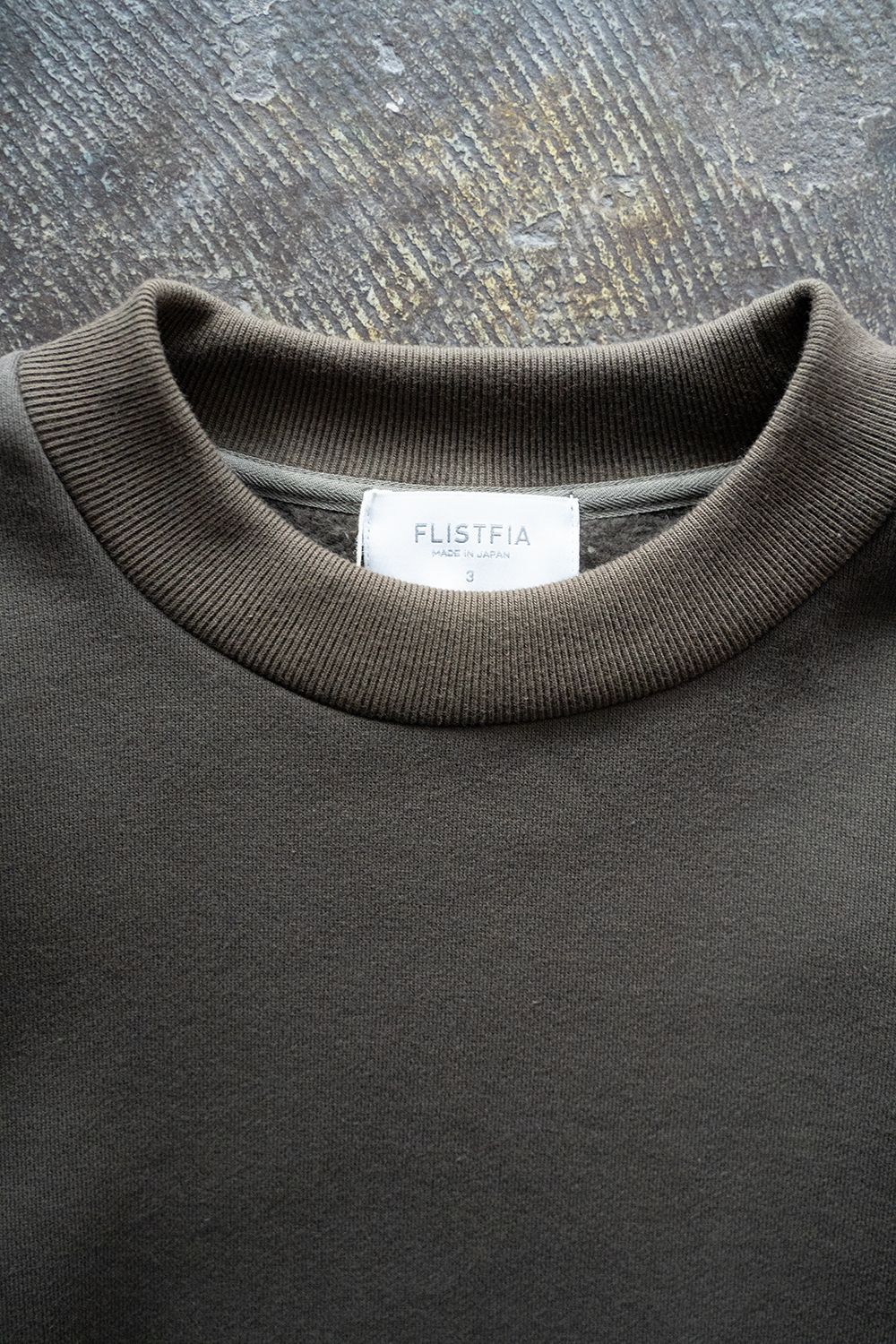 【23AW】Loose Fit Crew Neck Sweat(CHARCOAL KHAKI)