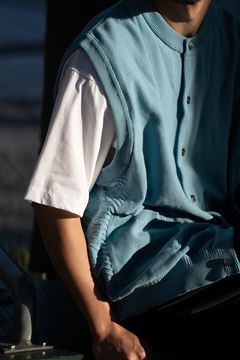 【24SS】Tsukushi Vest(SKY BLUE)