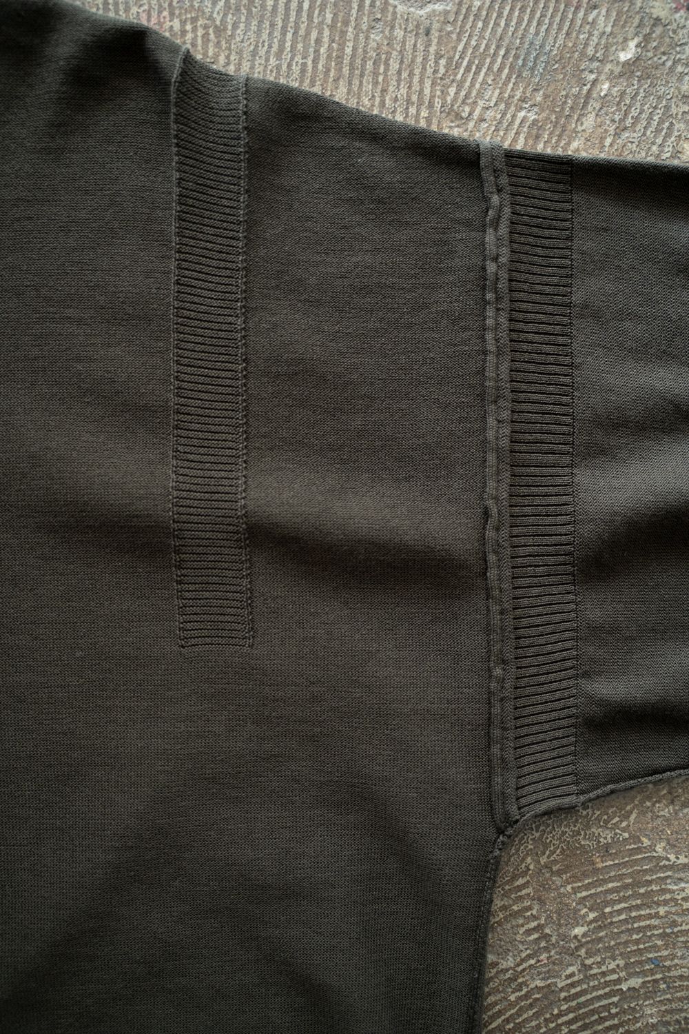 【ラスト1点】【26SS】Mebuki S/S Knit(DARK OLIVE)