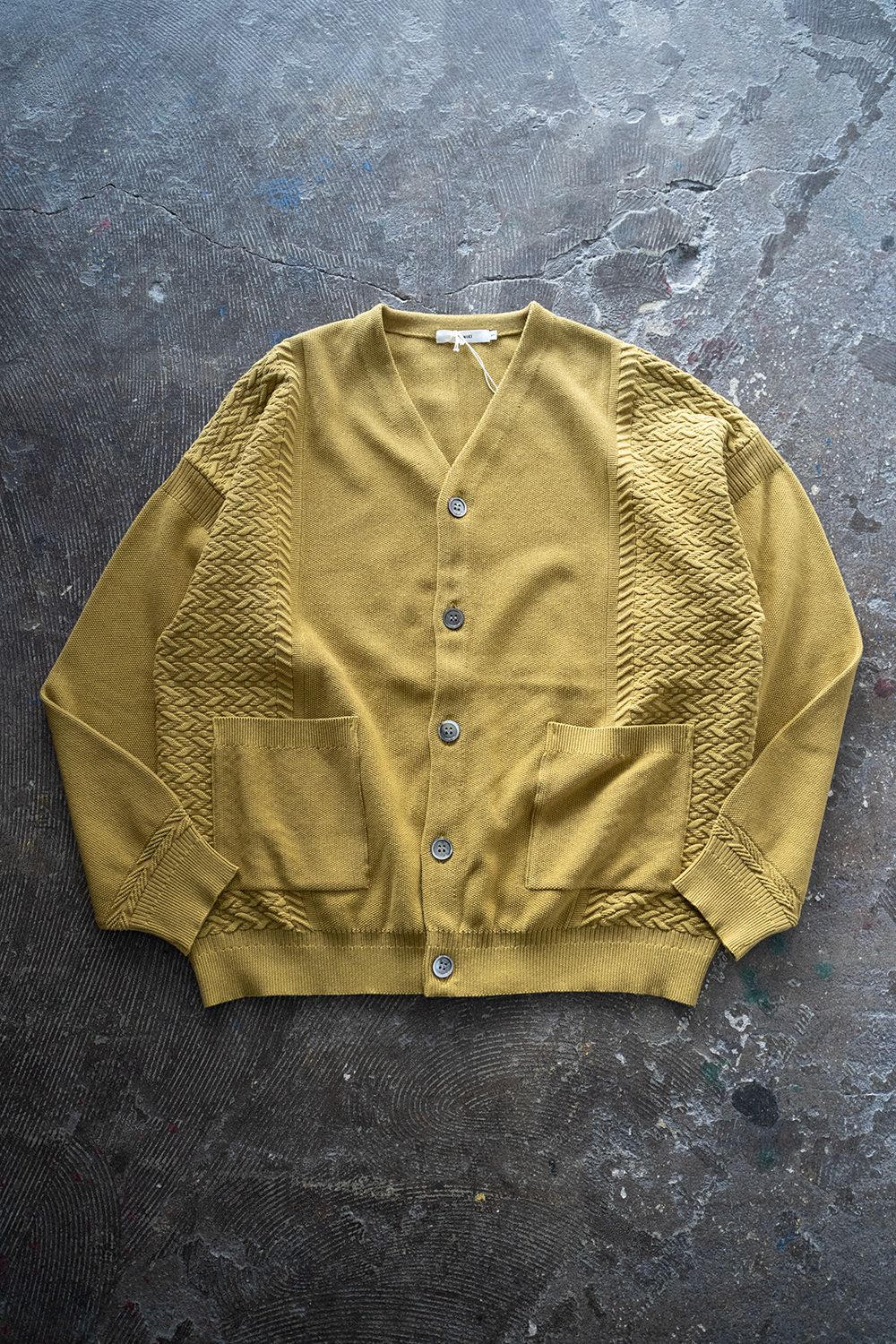 YASHIKI - Hanaikada Cardigan(CITRON YELLOW) | Salty