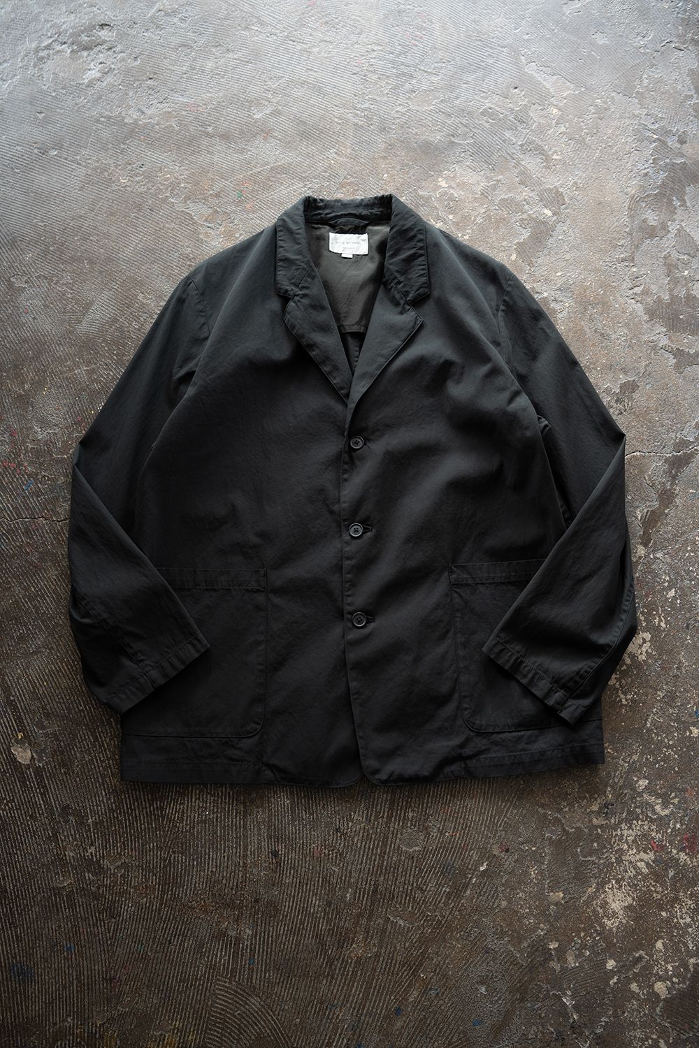 【ラスト1点】【26SS】ガーメントダイ3Bジャケット(INK BLACK)