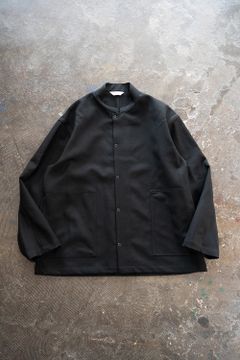【ラスト1点】【22AW】ウールスタンドカラージャケット(BLACK)
