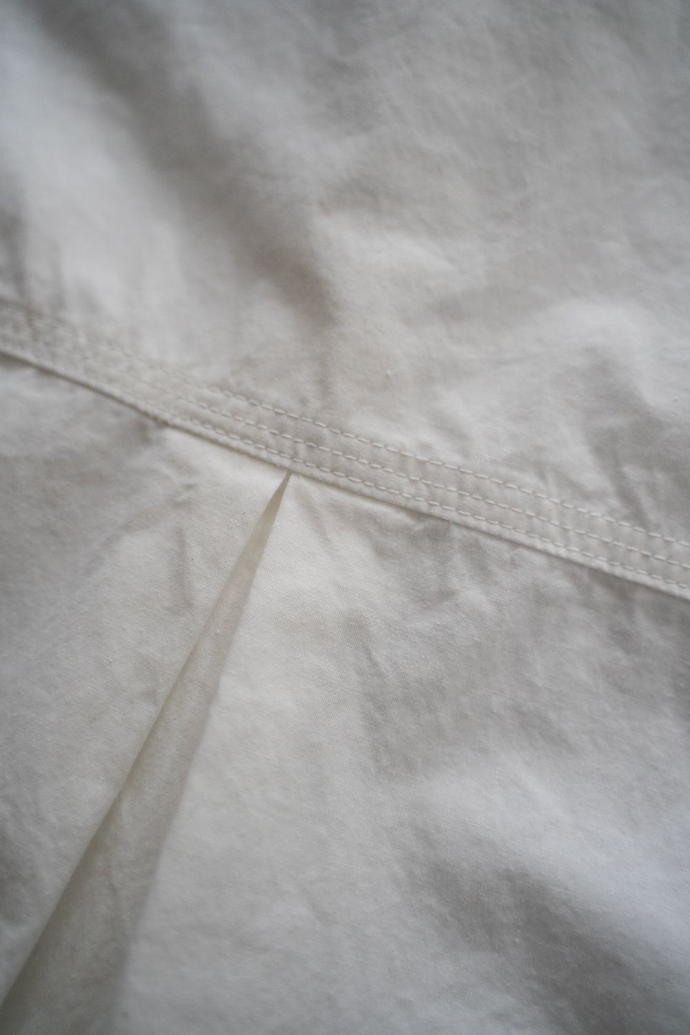 【ラスト1点】【25SS】タイプライター半袖オーバーシャツ(WHITE)