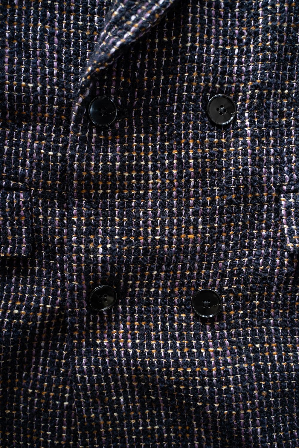 【ラスト1点】【24AW】Loop Tweed Extreme Over Coat/ループツイードエクストリームオーバーコート(PURPLE)