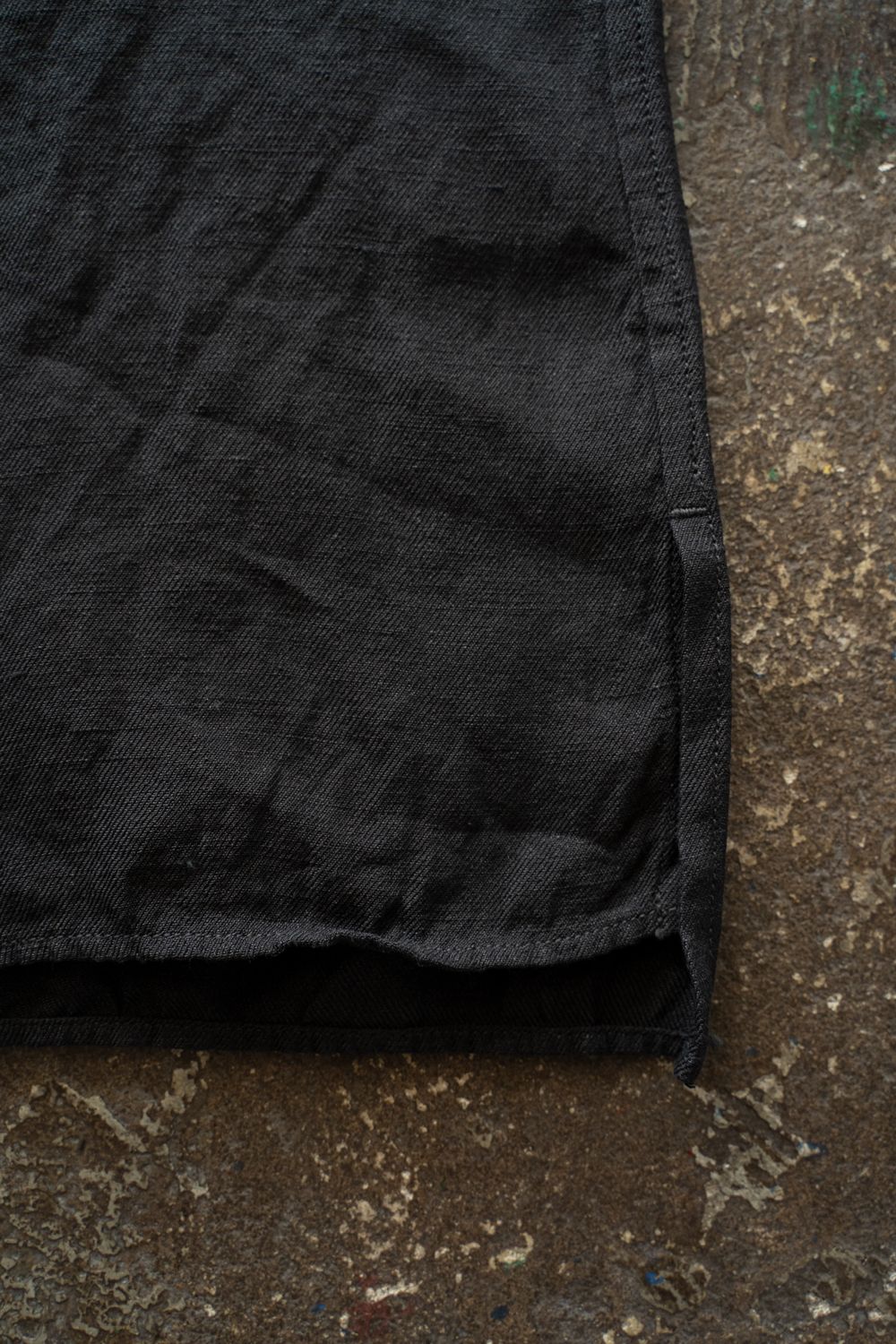 和紙大麻シャツ(墨黒)