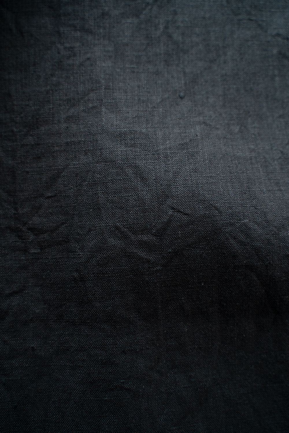 【ラスト1点】大麻ワイドパンツ(墨黒)