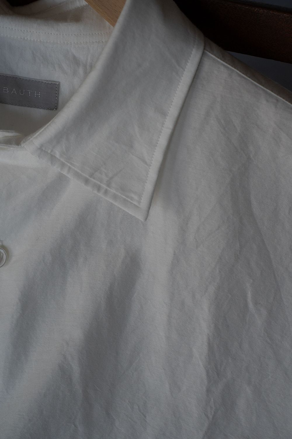 【25AW】Cotton Silk Broad Shirts(OFF WHITE)