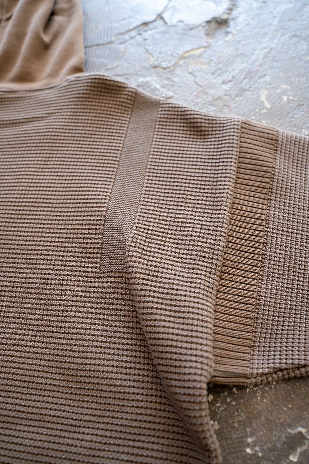 【ラスト1点】Tasogare High Neck Hoodie(MOCHA)