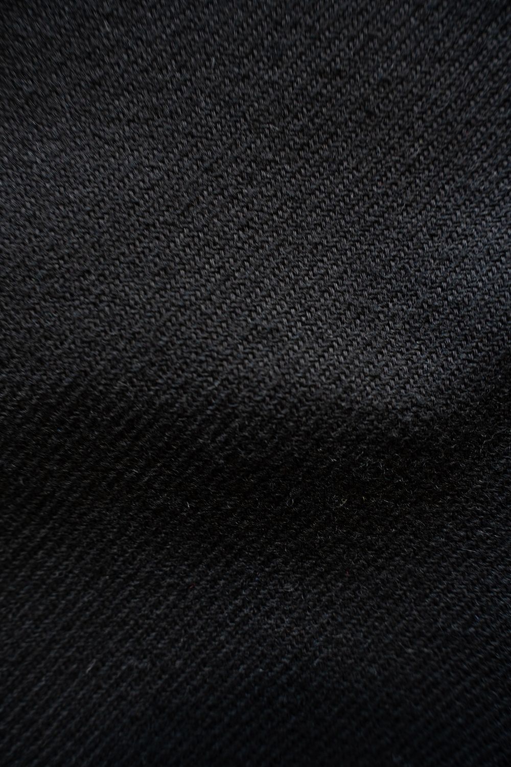 【26AW】コットン×ウールカルゼ2タックイージーパンツ(BLACK)