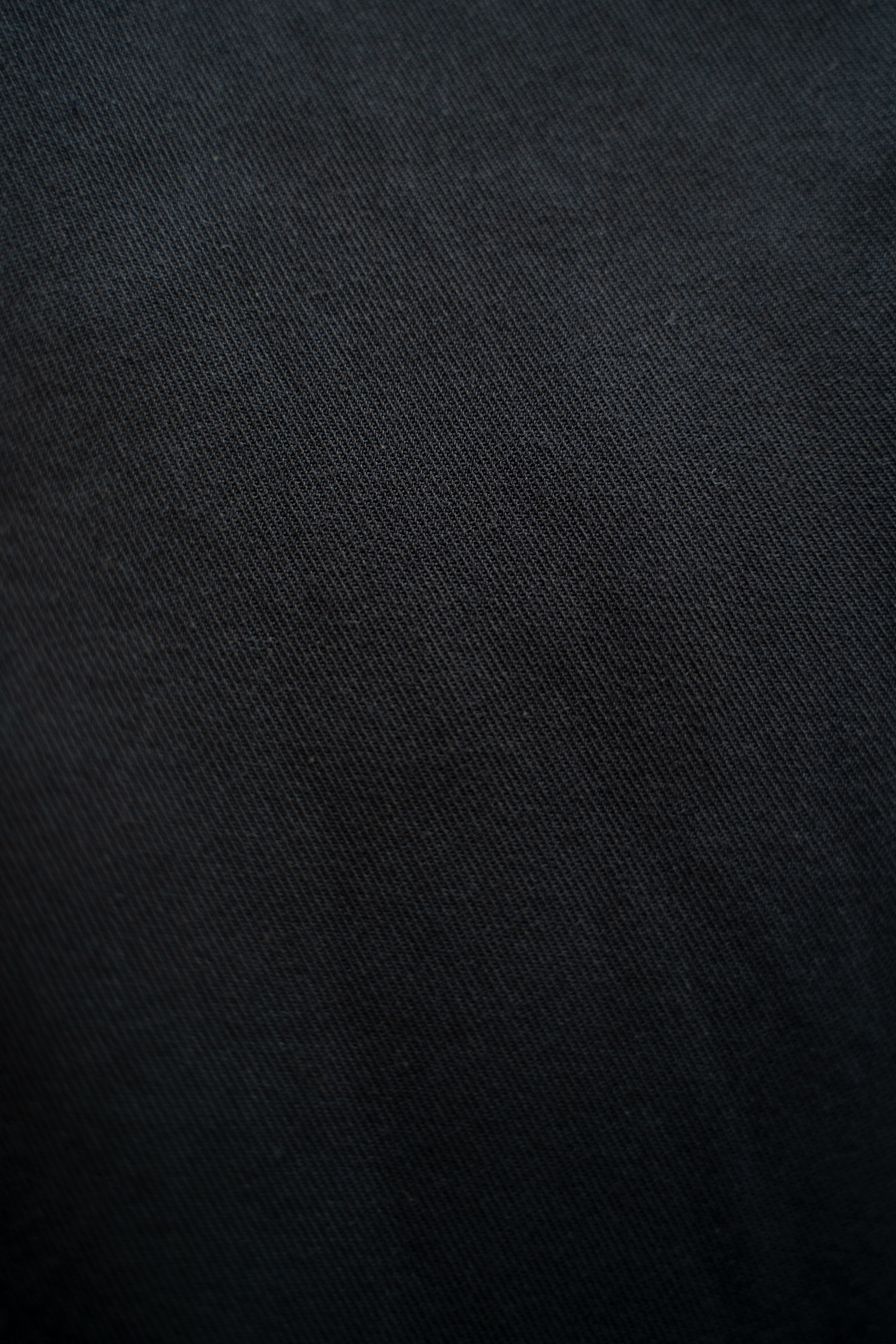 【25AW】2タックシャンブレースラックス(BLACK NAVY)