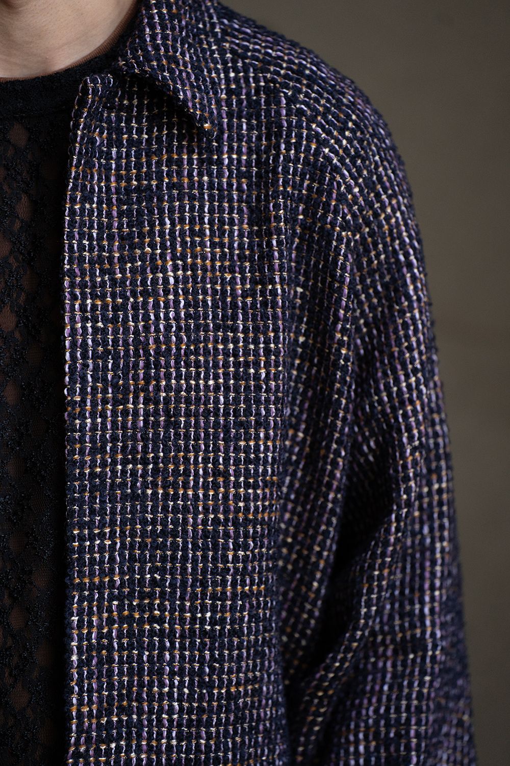 本日限定お値下げ】Eaphi wool tweed jacket - メルカリ