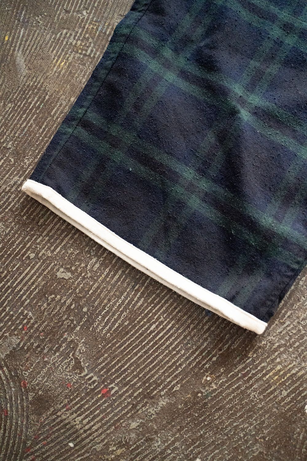 【ラスト1点】【24AW】"kung-fu"pajama【セットアップ】(GREEN×NAVY)
