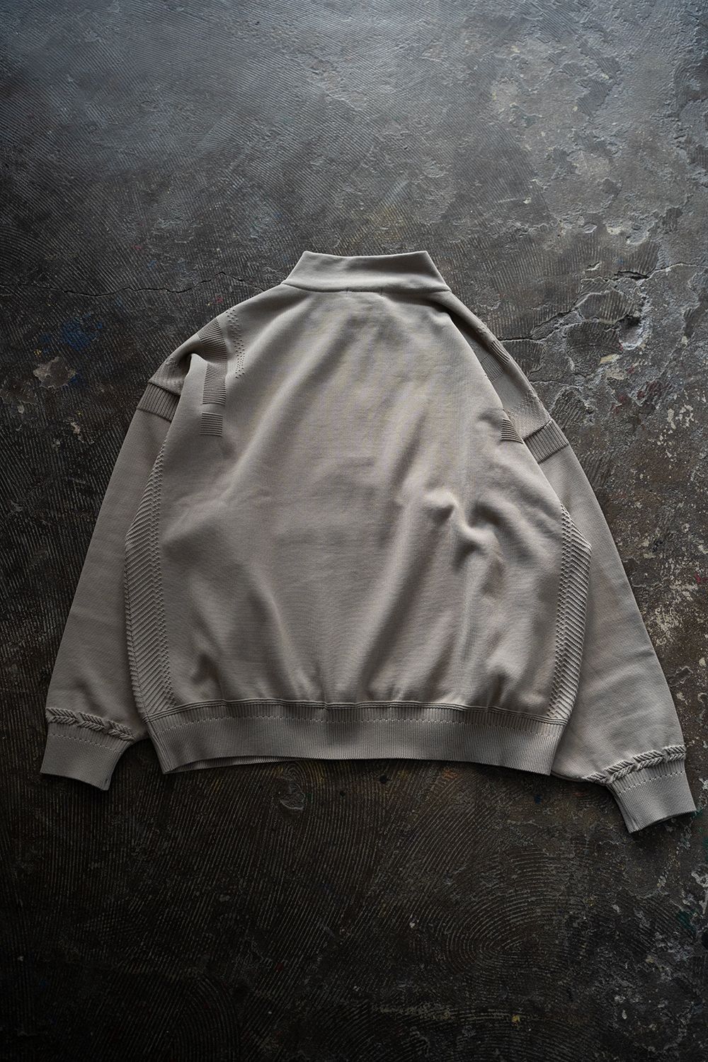 【ラスト1点】【24SS】Harukaze Half Zip Knit(LIGHT BEIGE)