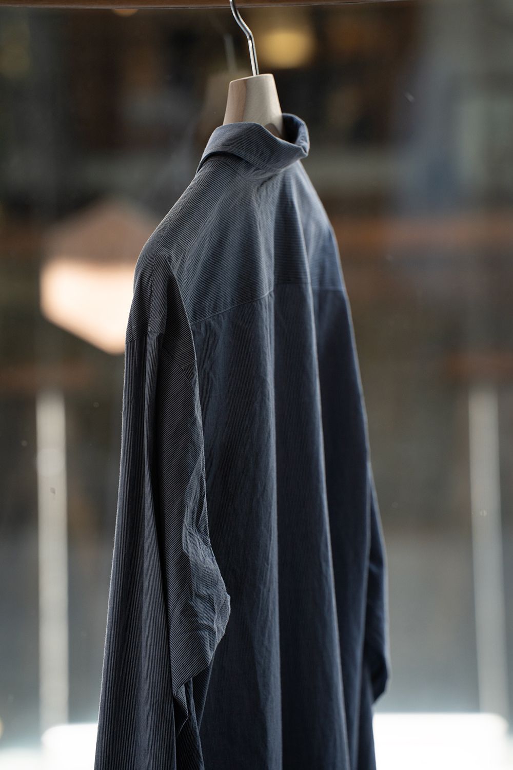【ラスト1点】【26SS】Cotton Stripe Shirts(BLUE STRIPE)