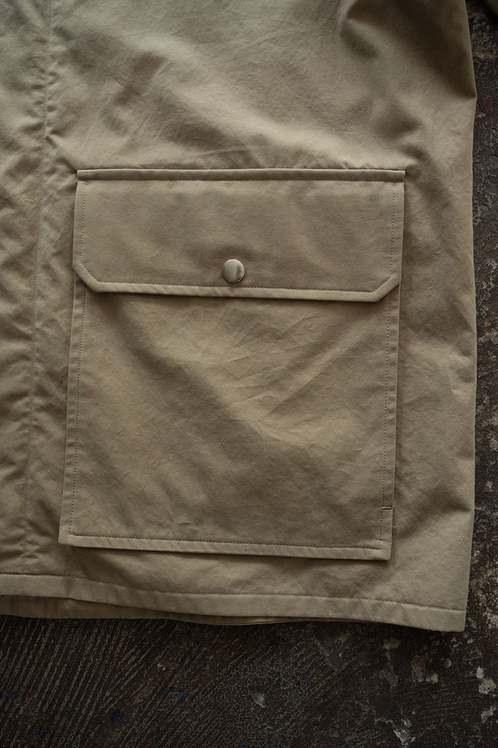 【ラスト1点】【26AW】Cotton Twill Half Coat(BEIGE)