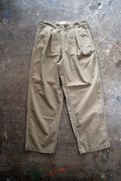 【ラスト1点】【22SS】インボックスタックギャバジンパンツ(OLIVE)