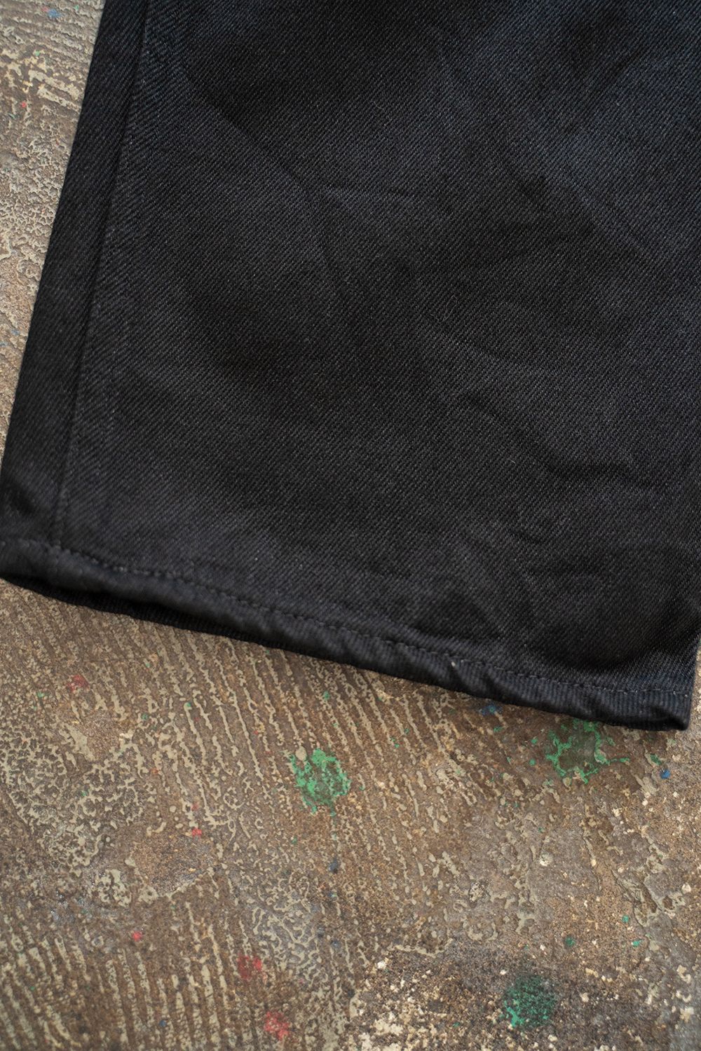 【ラスト1点】【24AW】インボックスタック12ozデニムパンツ(BLACK)