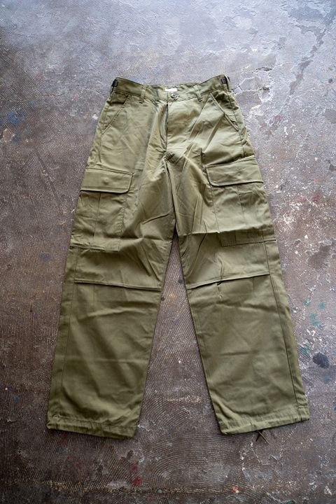 【ラスト1点】スビンコットンウェザージャングルファティーグパンツ(OLIVE)