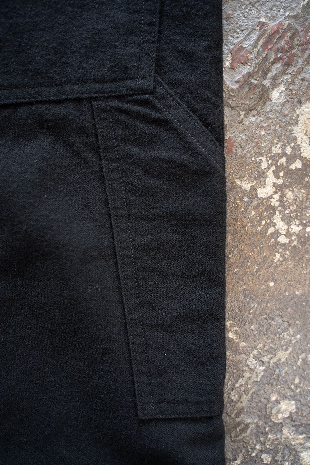 【25AW】Wool Cotton Work Pants(BLACK)