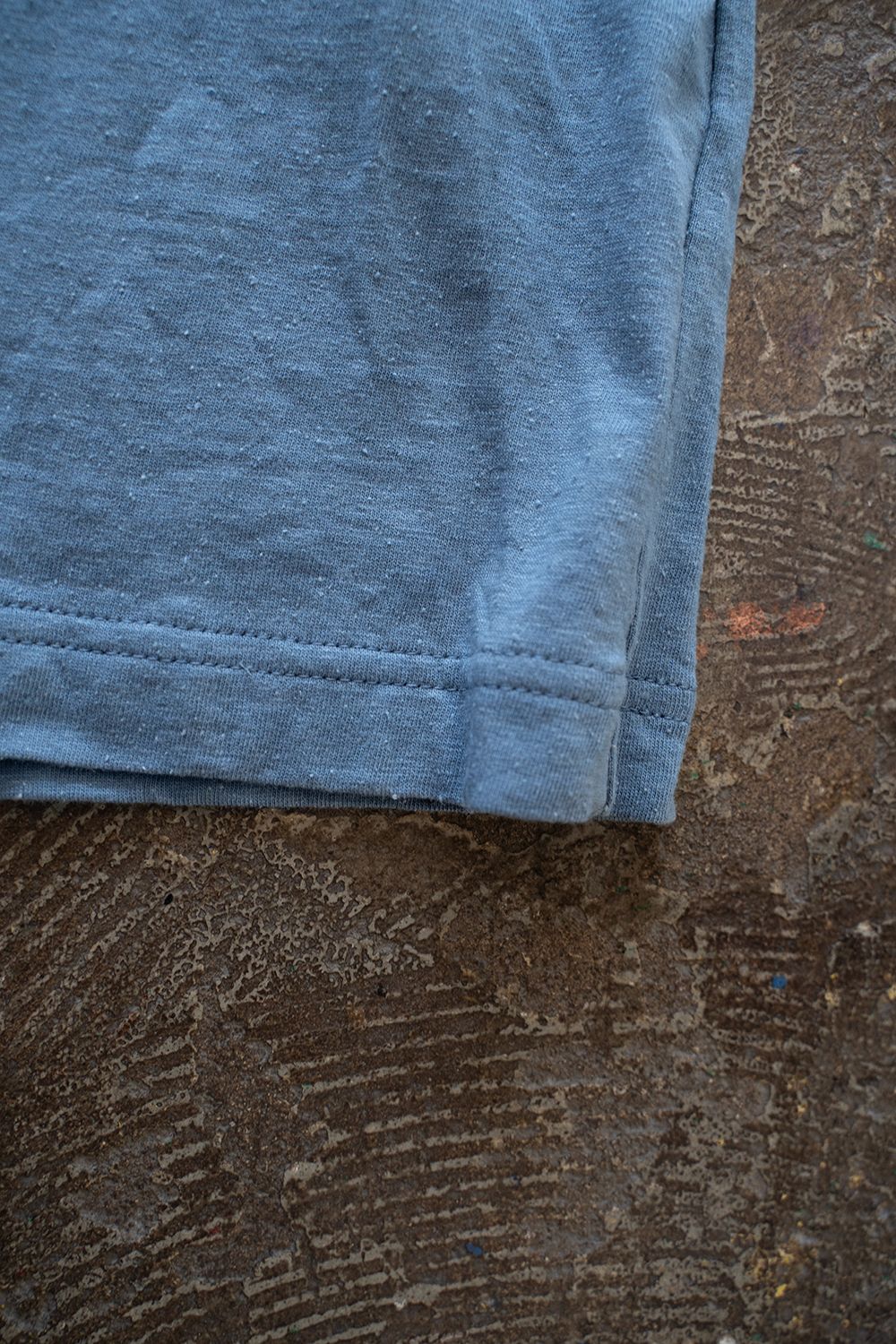 【ラスト1点】【25SS】シルクネップTシャツ(SMOKE BLUE)
