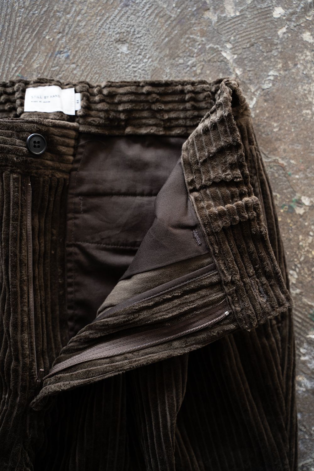 【25AW】3.5W太畝コーデュロイイージーパンツ(BROWN)