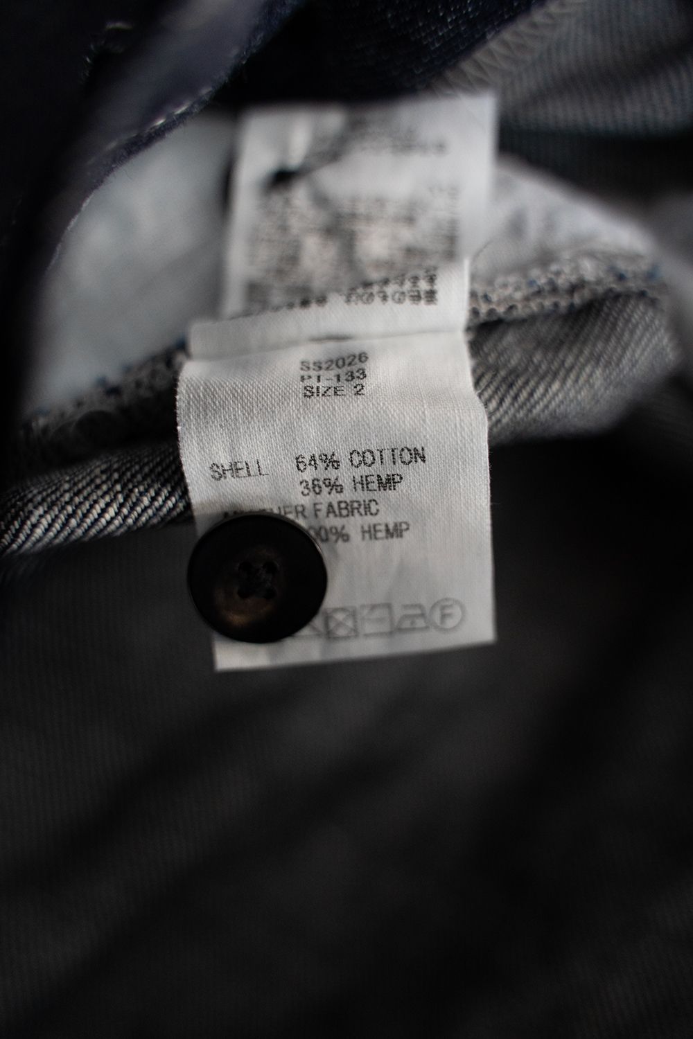 OC大麻ライトオンスデニムパンツ(紺)