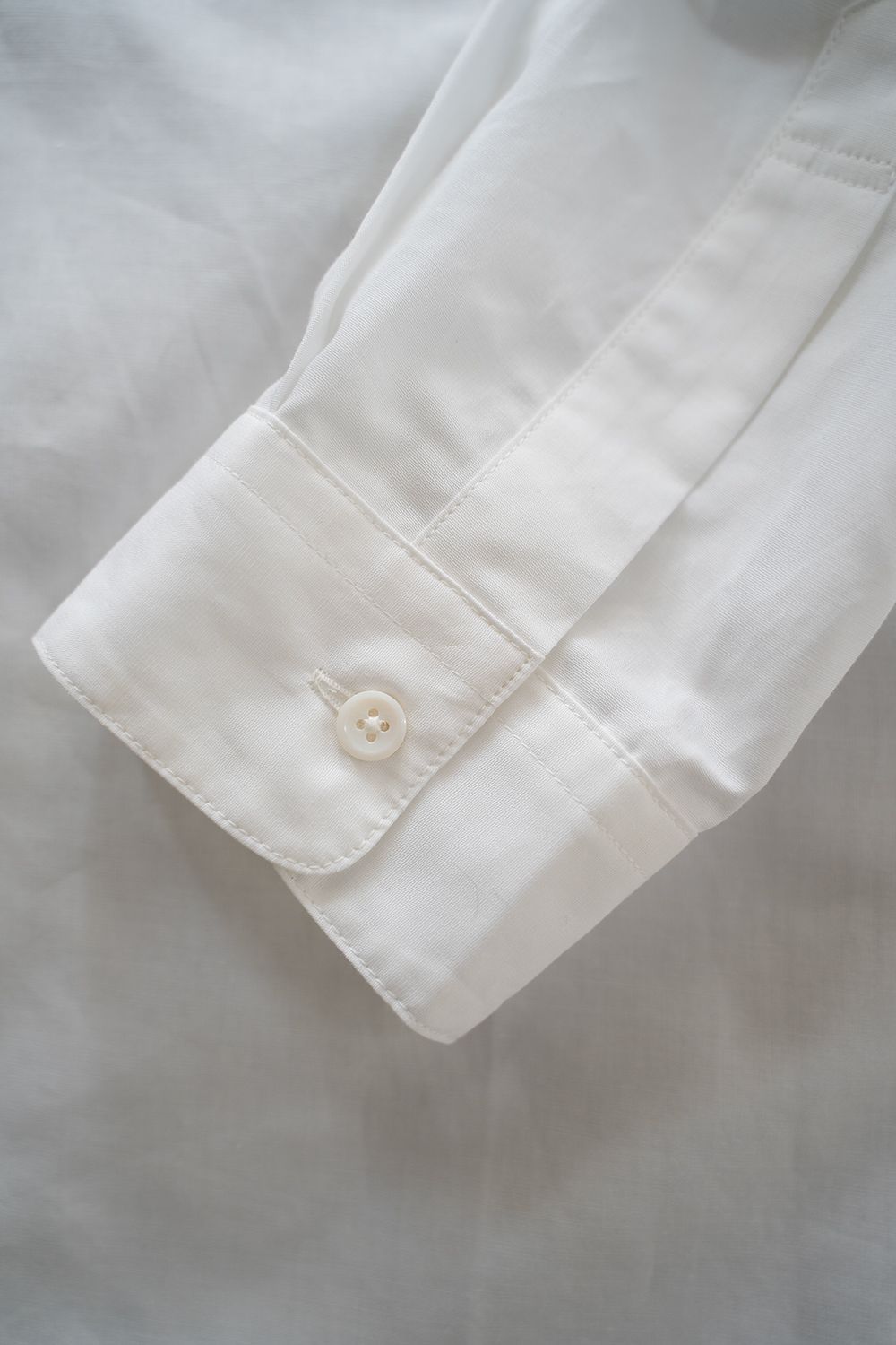 【26SS】コットン×ラミーオーバーサイズシャツ(WHITE)