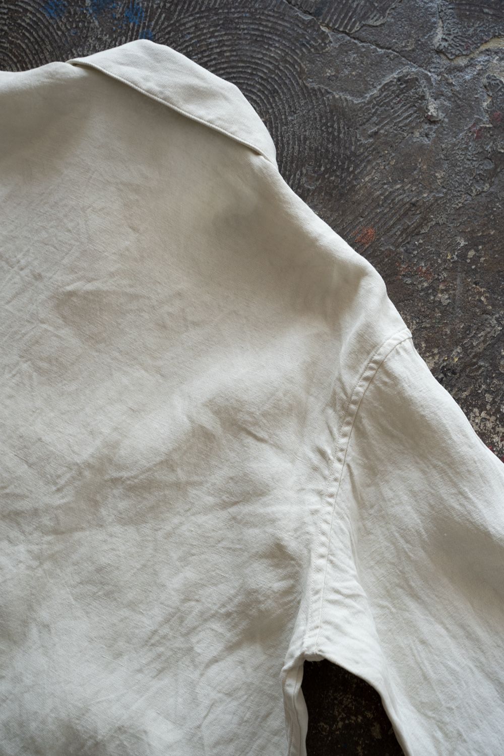 和紙大麻ジャケット(ベンガラ白)