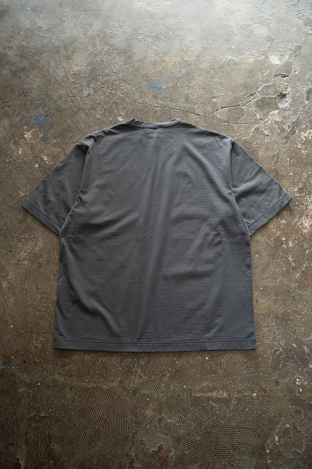 【ラスト1点】【25SS】ボーダーTシャツ(GRAY×NAVY)