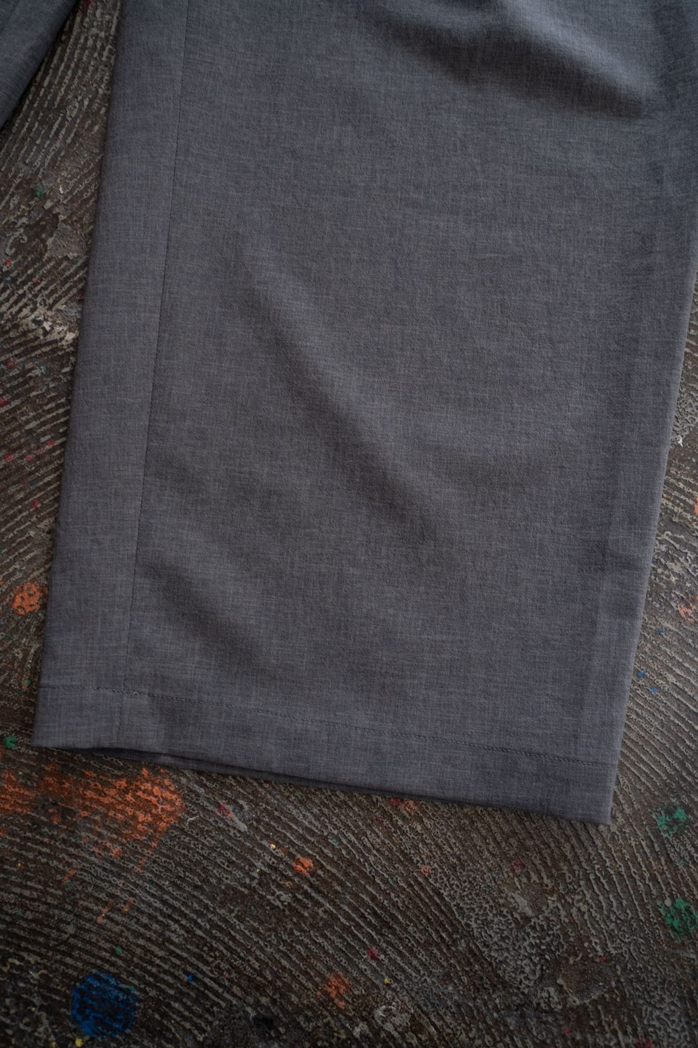 【26SS】2-Tack Wide Slacks/2タックワイドスラックス(GRAY)