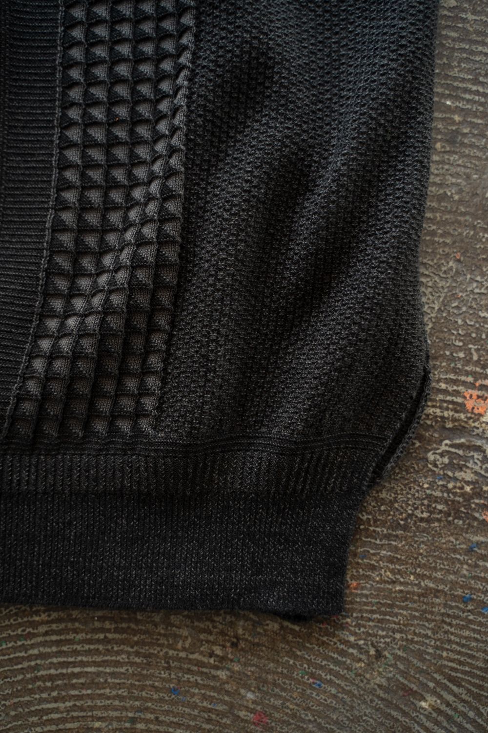 【26SS】Aotsuyu Knit Polo(BLACK)