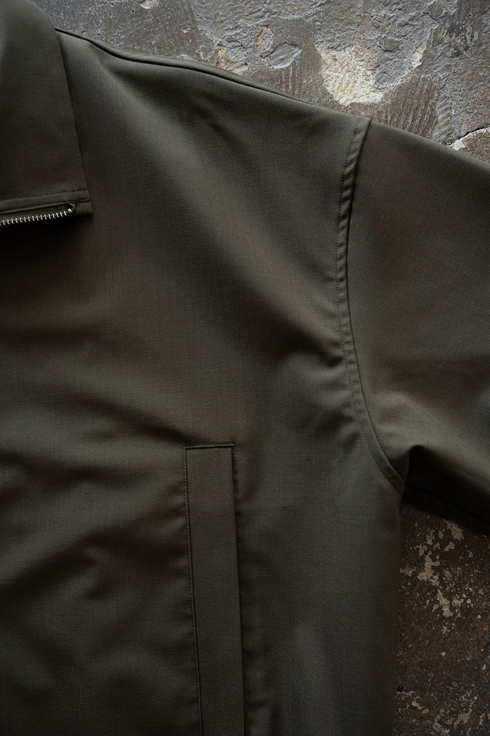 【26SS】Tropical Wool Tankers Blouson(KHAKI)