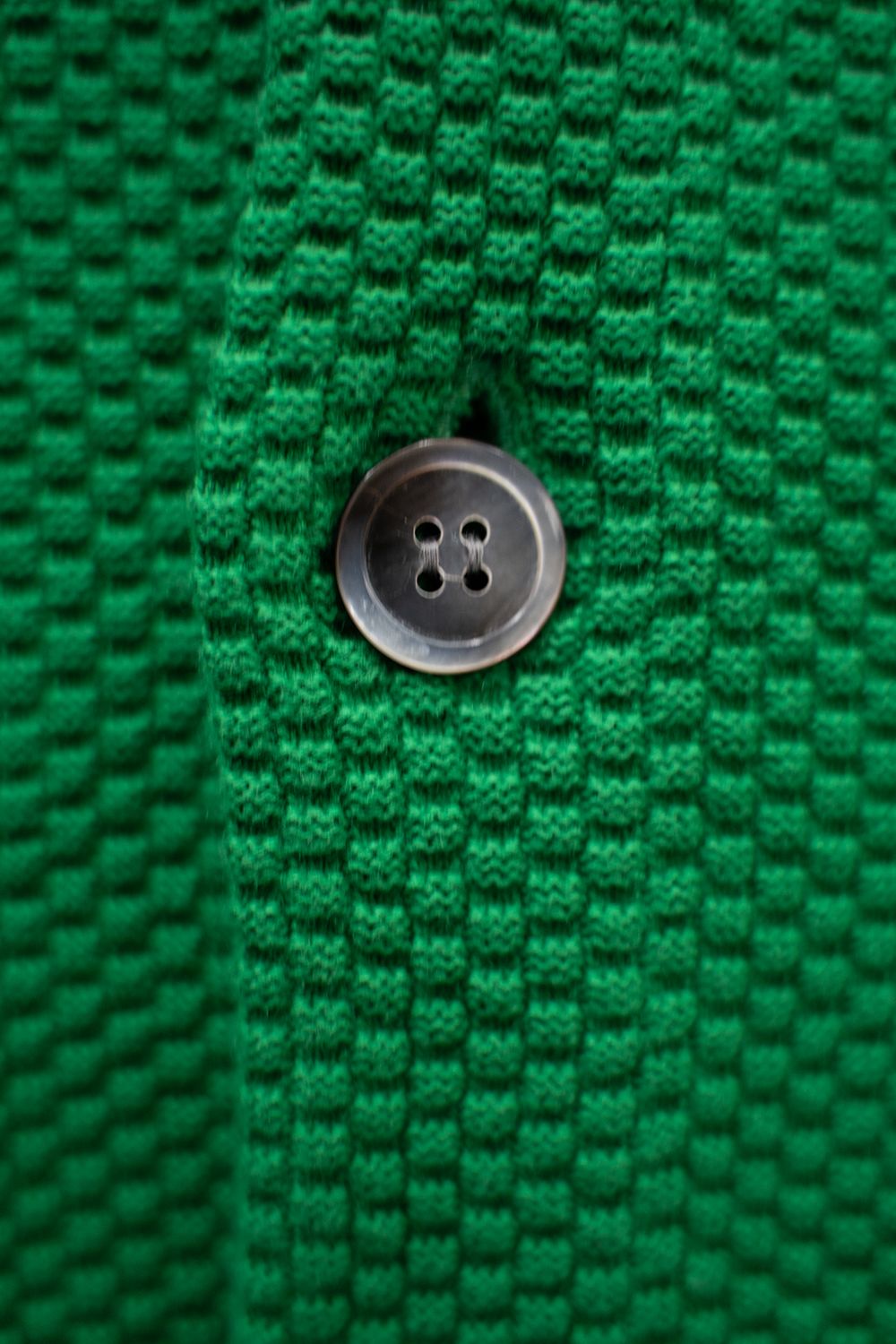 【ラスト1点】【24SS】Nanohana Collar Cardigan(KELLY GREEN)