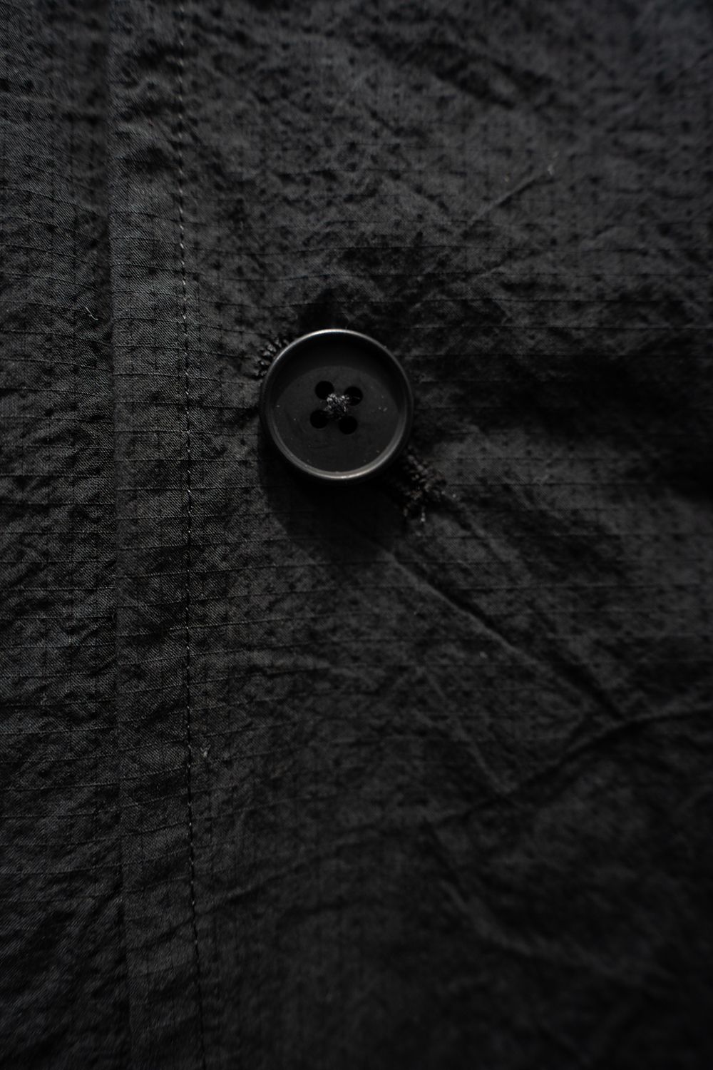 【26SS】Organic Cotton Ripstop Hybrid Shirt(BLACK)