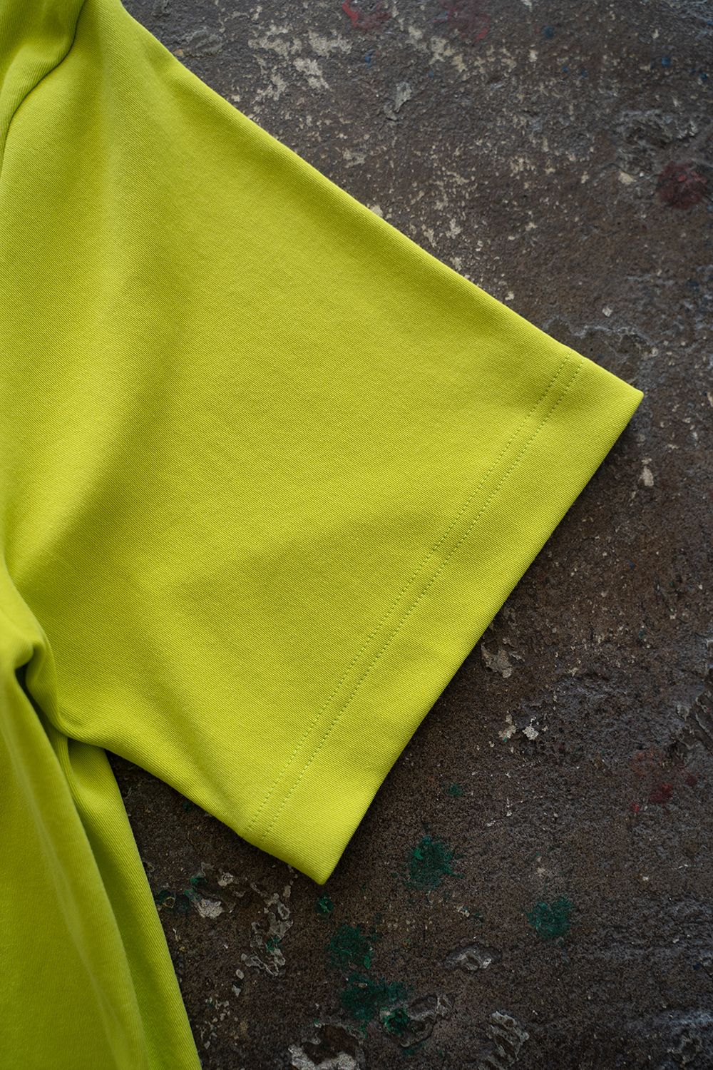 【ラスト1点】強撚コットンスムースTシャツ(YELLOW)