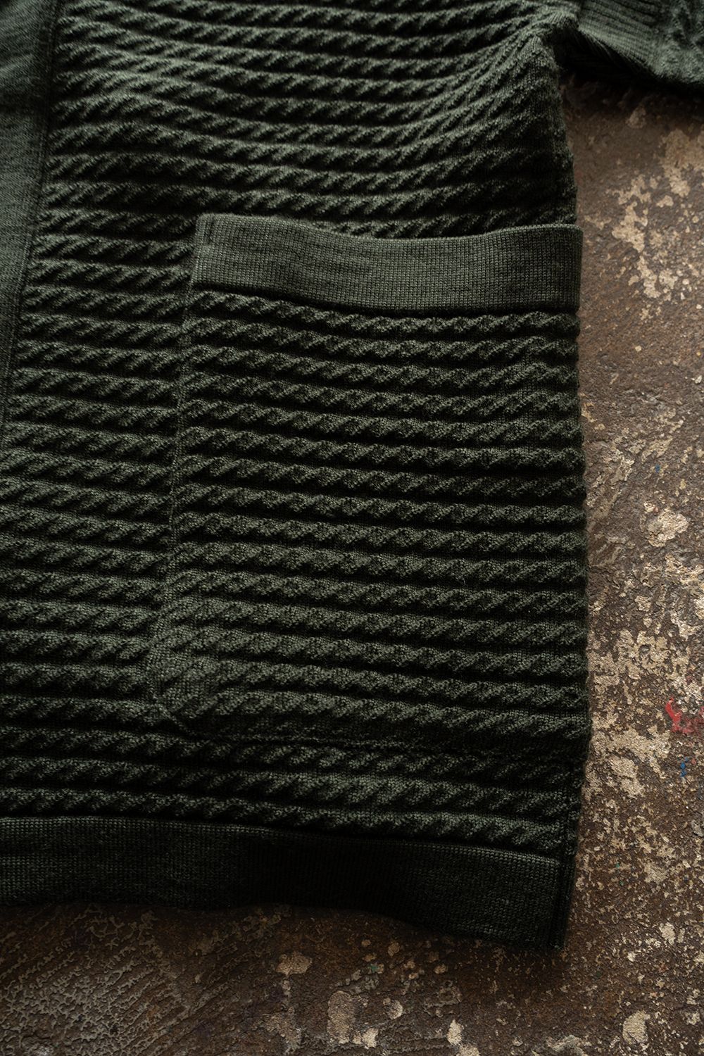 【26AW】Akigumo Knit Jacket(DARK OLIVE)