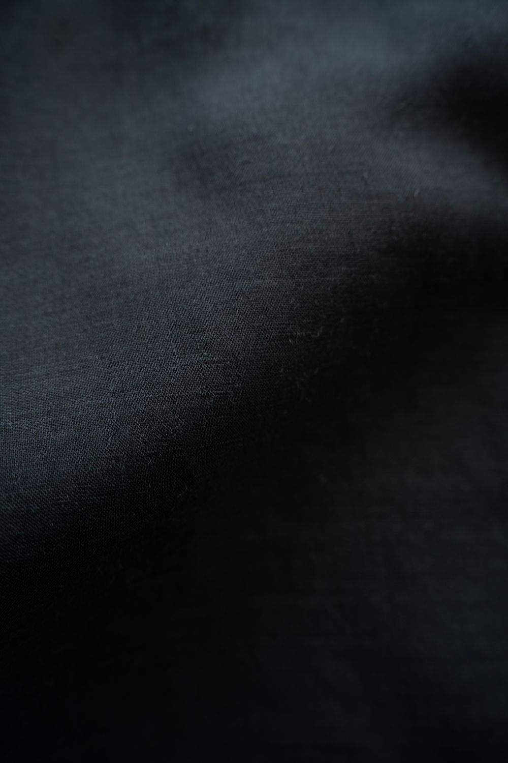 【26SS】セルロース×ラミーオープンカラーシャツ(NAVY)