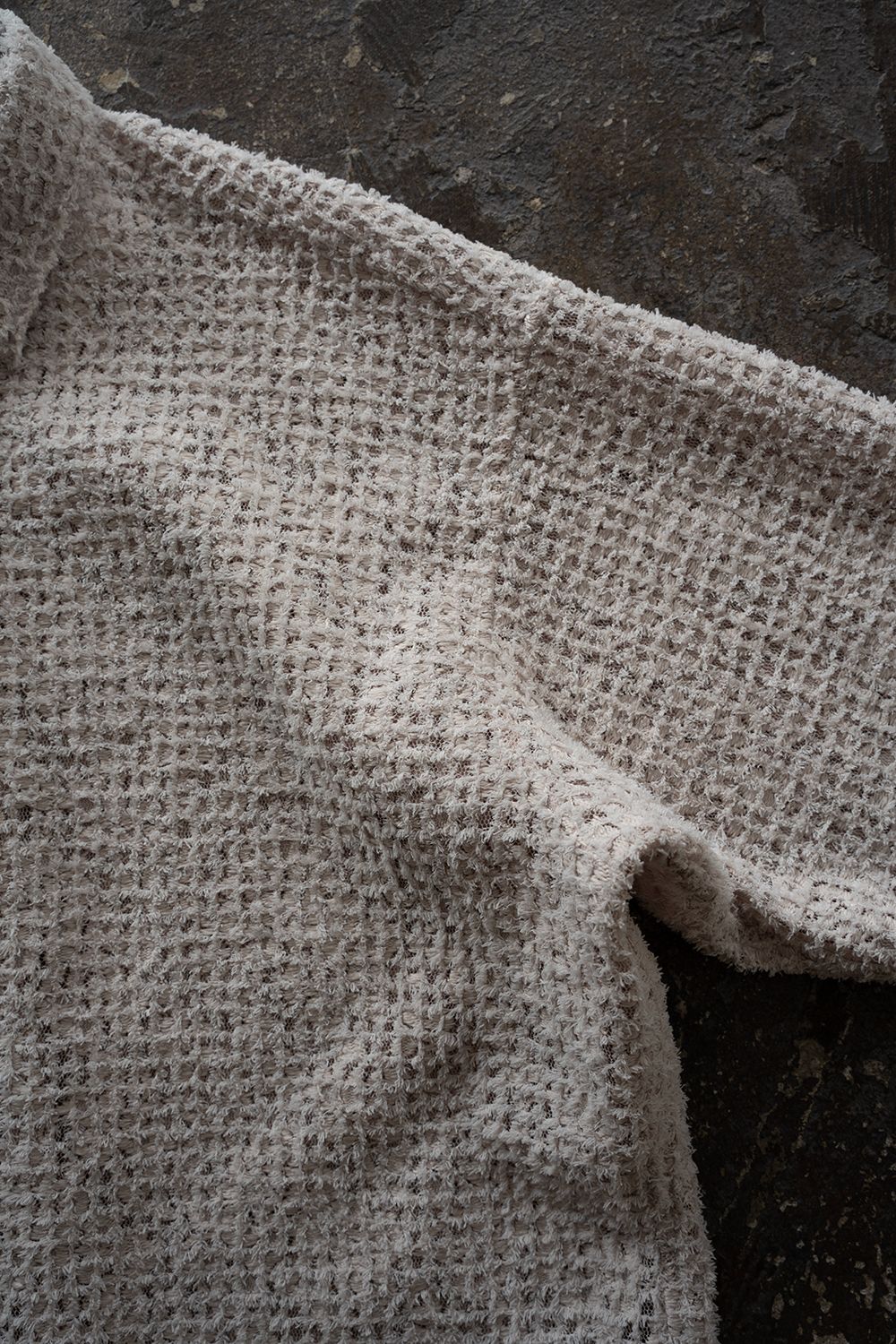 【ラスト1点】【26SS】Feather Lace Shirt/フェザーレースシャツ(ECRU)