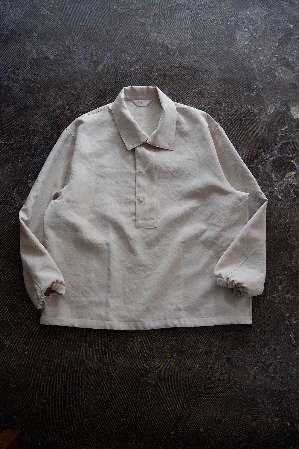 【25AW】撥水ナイロンアノラック(ECRU)