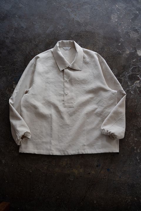 【25AW】撥水ナイロンアノラック(ECRU)