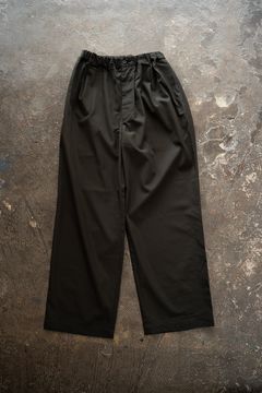 【26AW】コットンギャバジンイージーパンツ(KHAKI BROWN)
