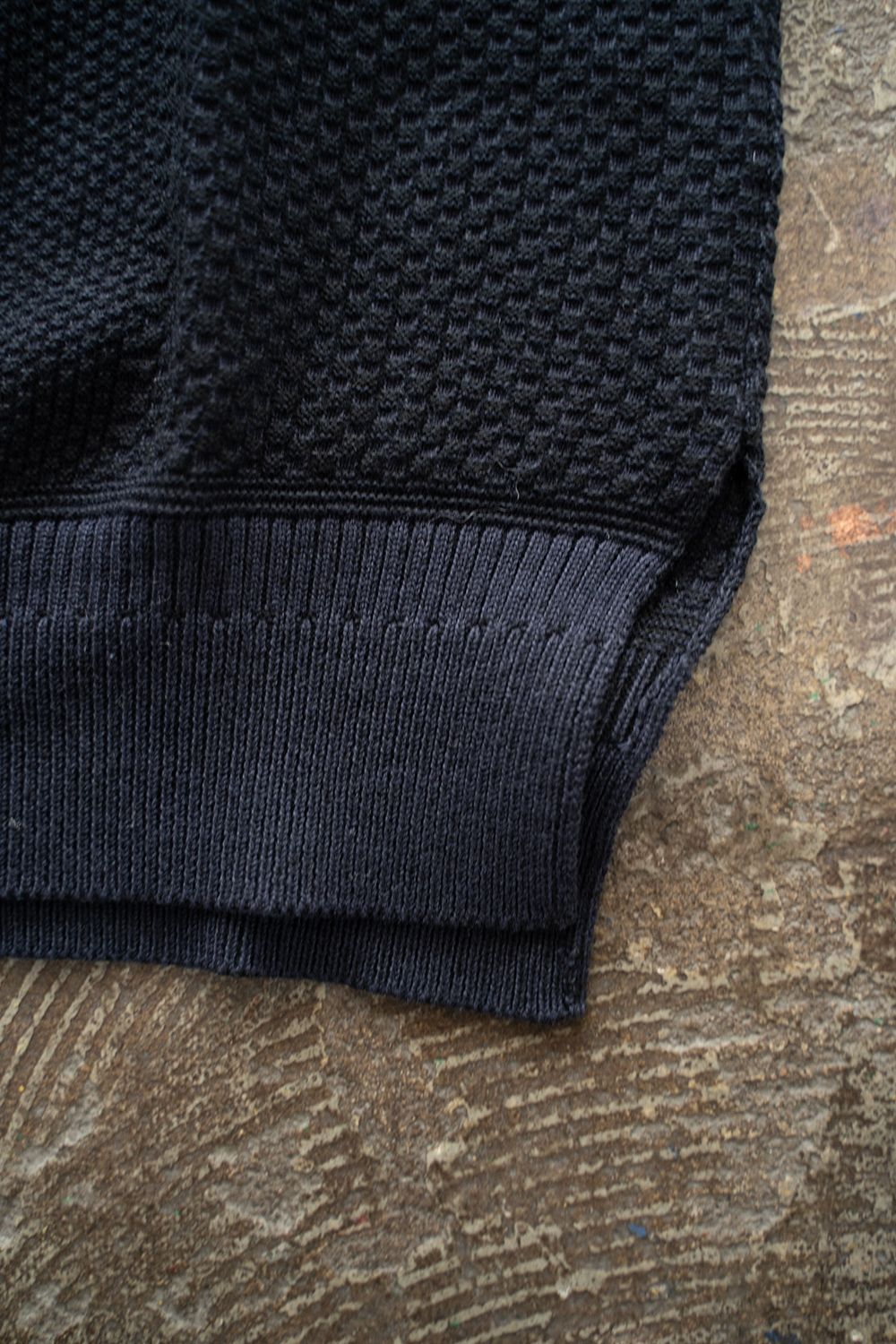 【ラスト1点】【25SS】Umiiro Knit Polo(NAVY)