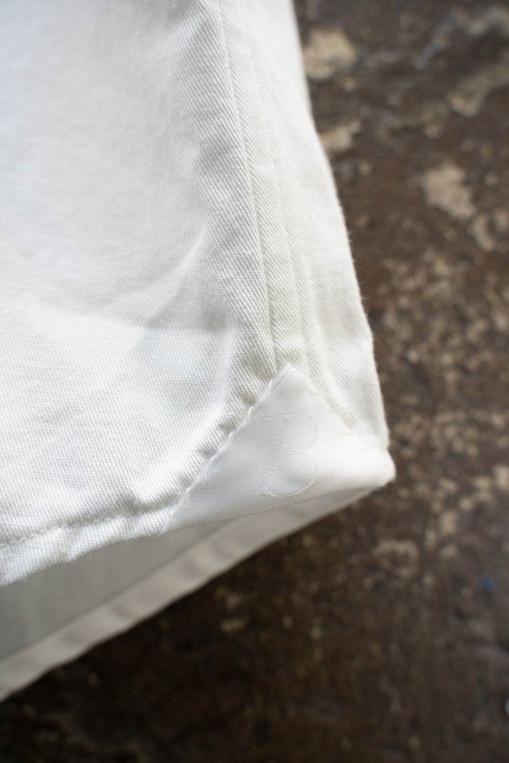 【ラスト1点】【25AW】Cotton×Linen Windsor Wide Collar Shirt(OYSTER WHITE)