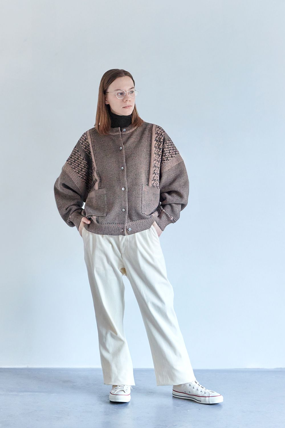 YASHIKI - 【ラスト1点】【24AW】Tasogare Cardigan(PINK) | Salty