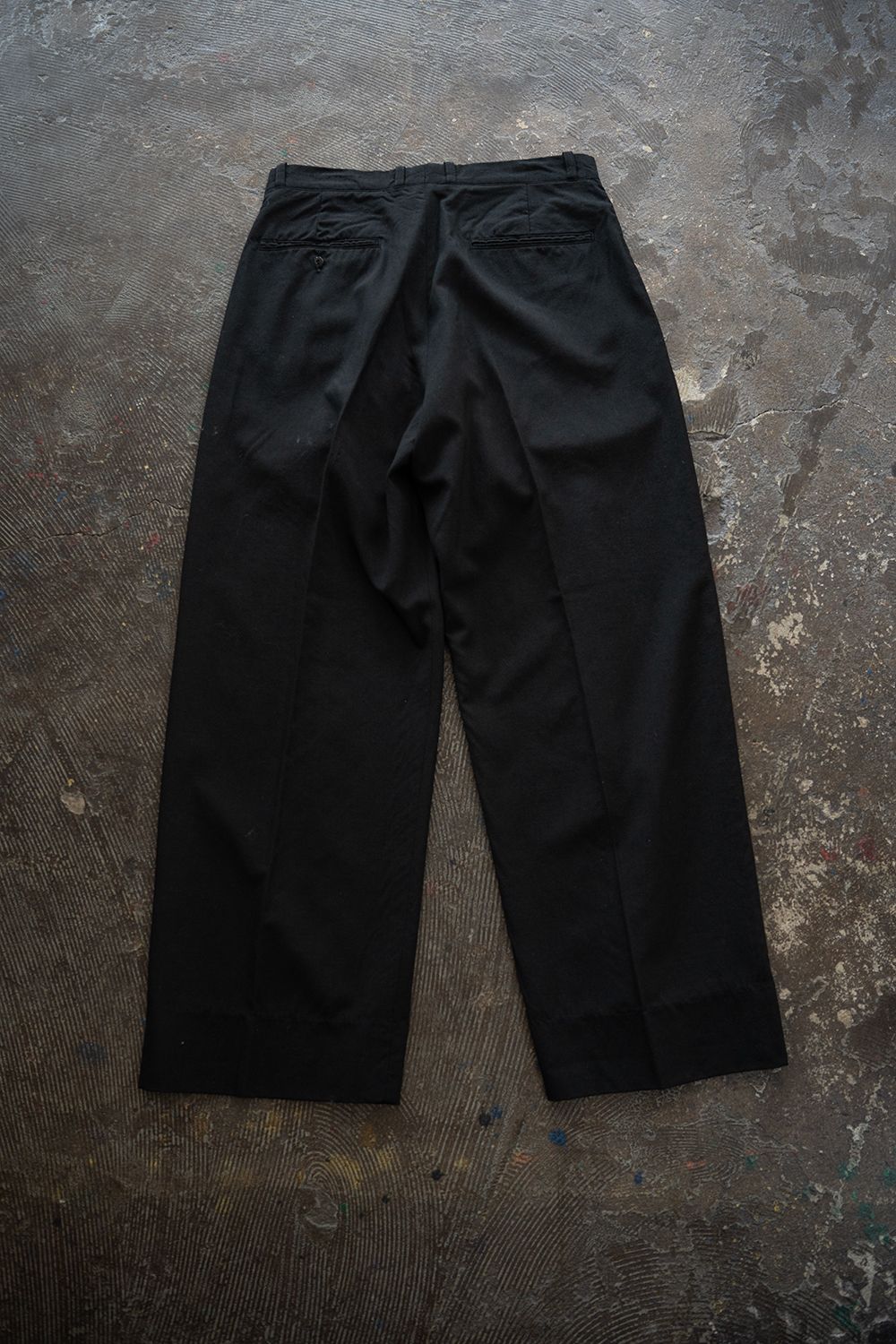 【26SS】Wool 2Tuck Trousers(BLACK)
