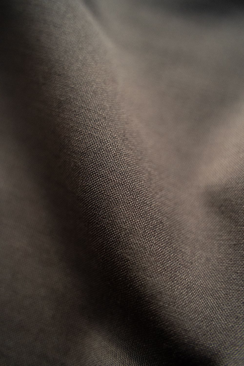 【25AW】モヘア混2タックイージーパンツ(DARK BROWN)