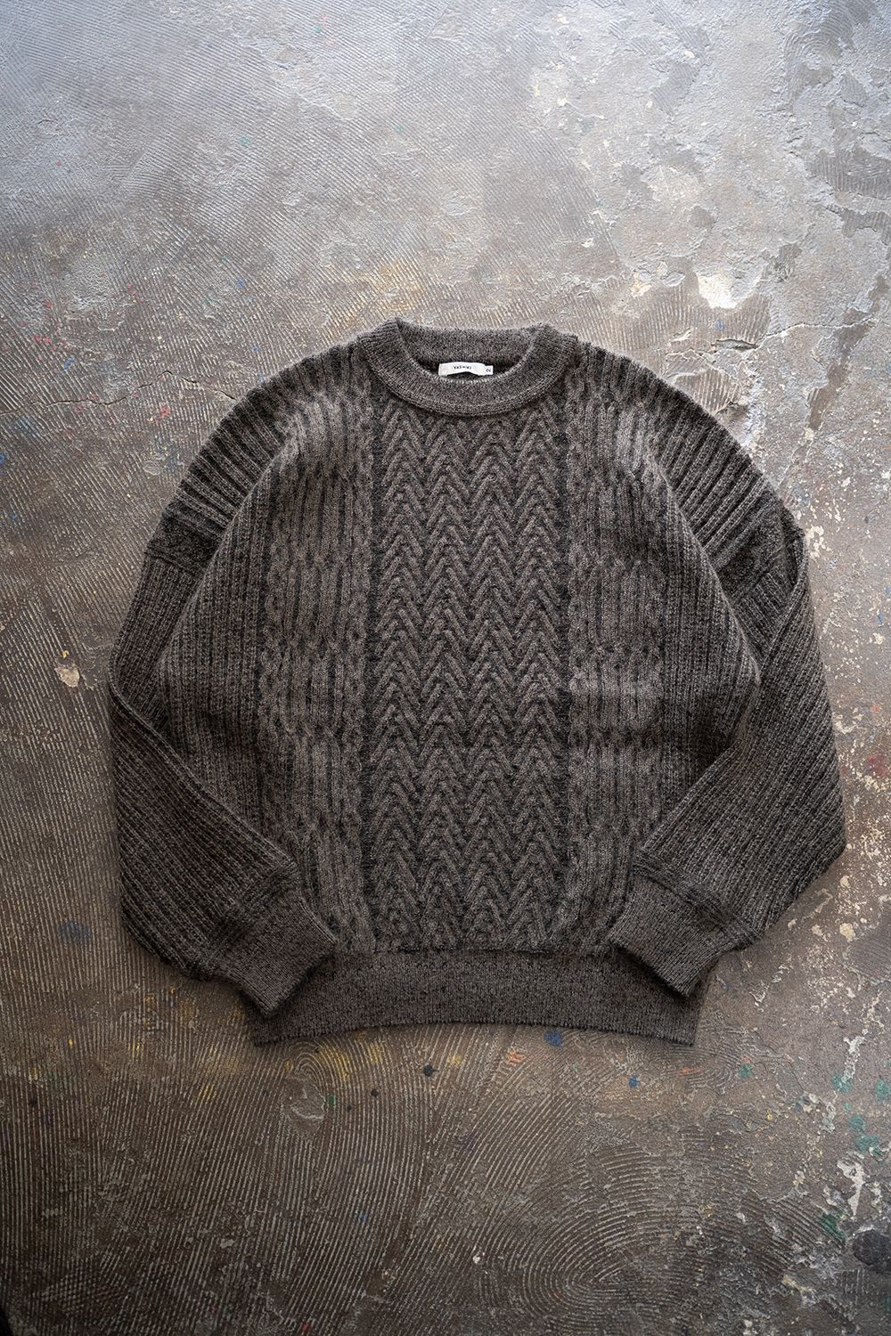 【25AW】Sekkei Mohair Knit(BROWN)